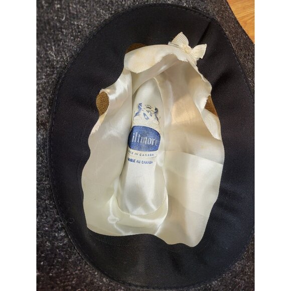 Men's Grey‎ Wool? Fedora Biltmore Hat - Picture 3 of 3